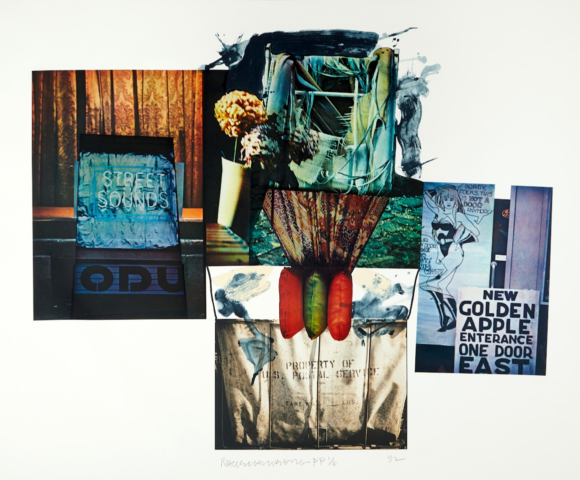 Street Sounds by Robert Rauschenberg