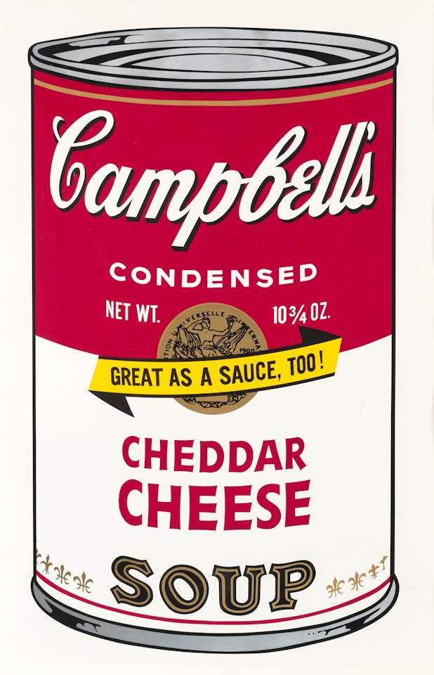 Cheddar Cheese, from Campbell's Soup II by Andy Warhol