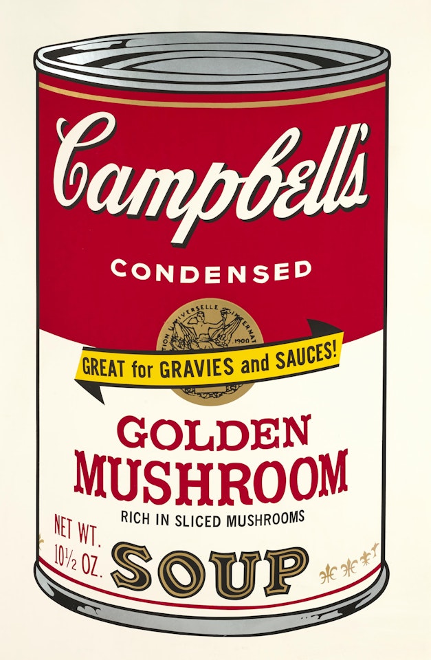 Golden Mushroom, from Campbell's Soup II by Andy Warhol