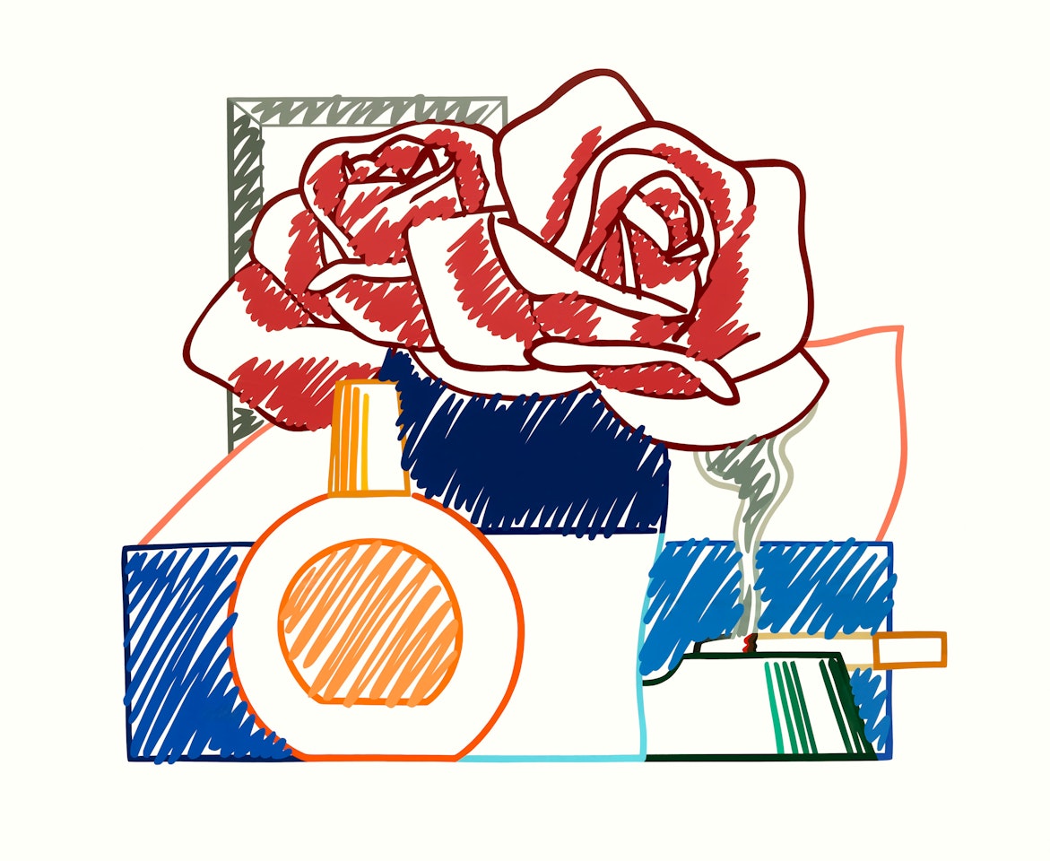Scribble Version of Still Life #58 by Tom Wesselmann