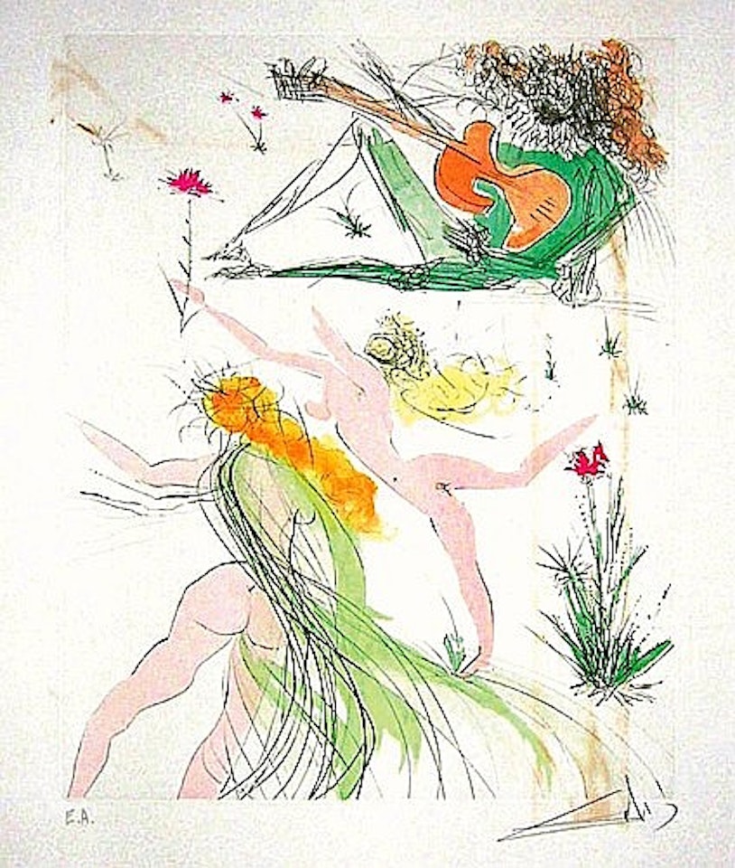 LA JOIE DE VIVRE by Salvador Dali