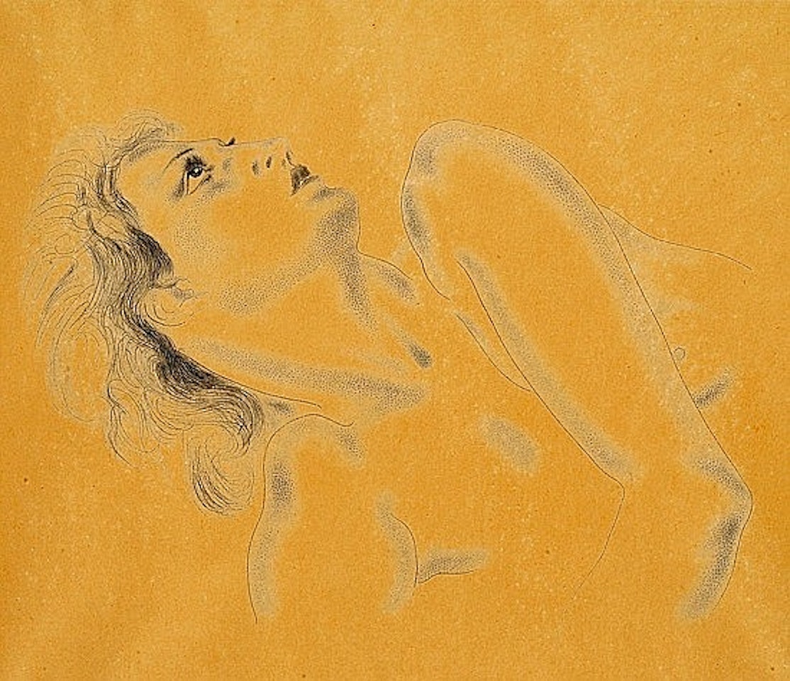 WOMAN PROFILE by Leonard Tsuguharu Foujita
