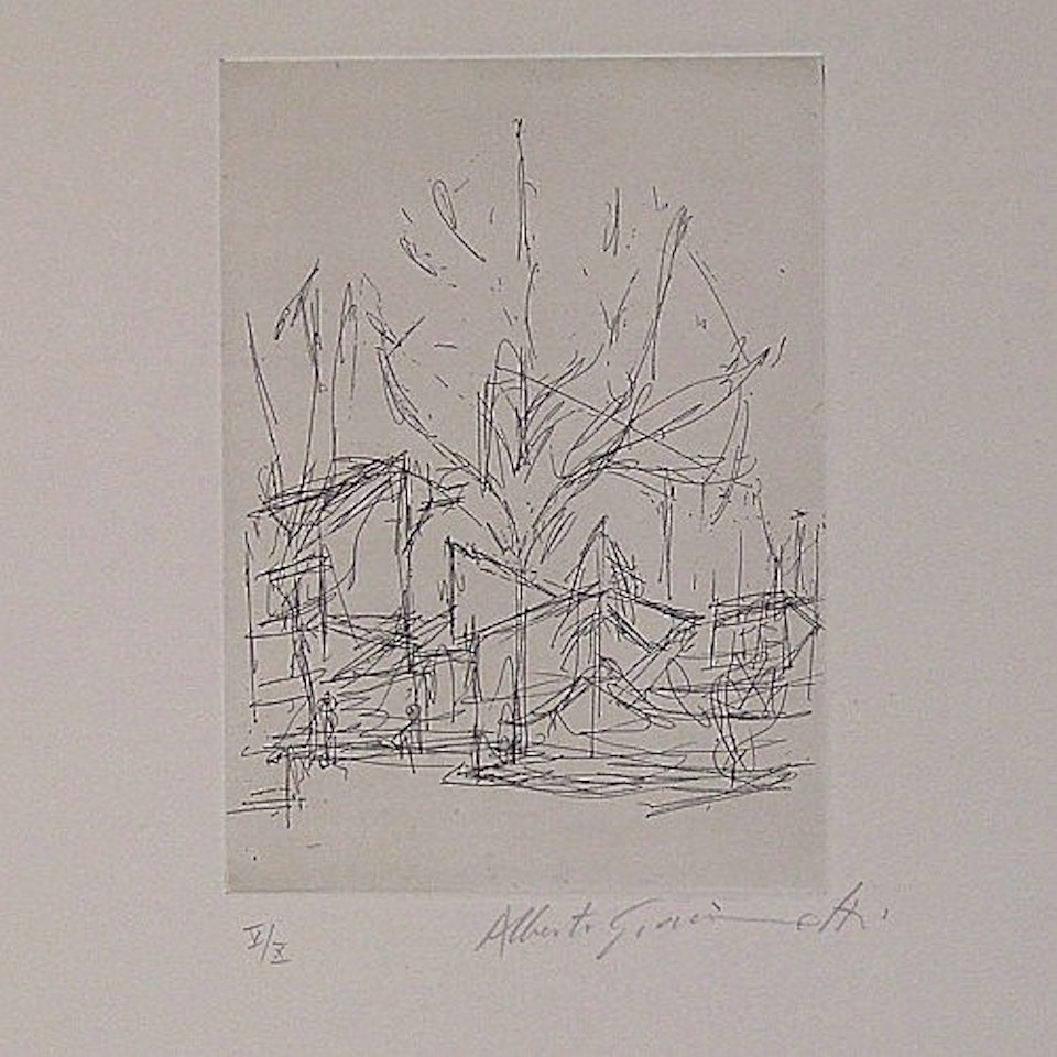 For SPREAD LEAVES - THE TREE by Alberto Giacometti