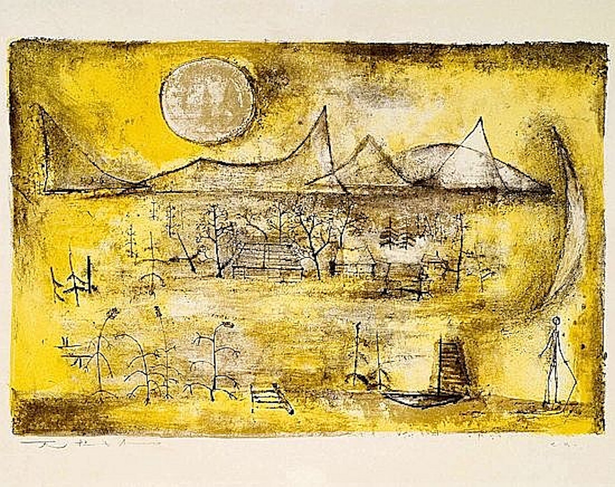 MONTAGNES ET SOLEIL by Zao Wou-Ki