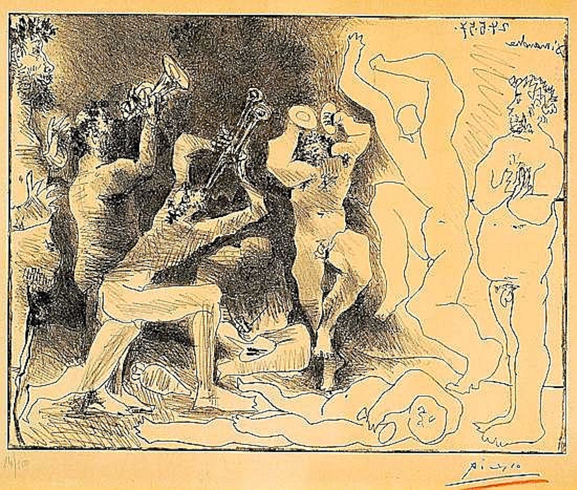 LA DANSE DES FAUNES by Pablo Picasso