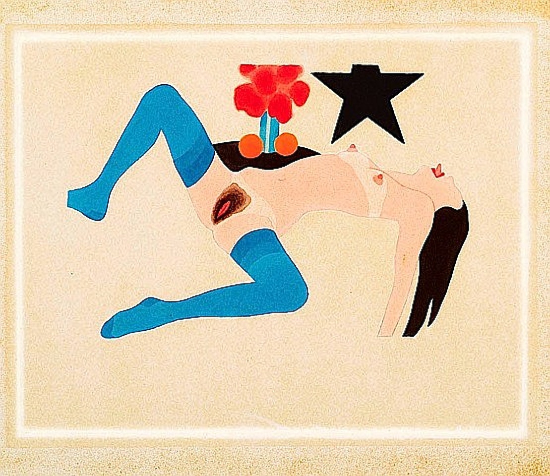 EMBOSSED NUDE # 3 (with cunt) by Tom Wesselmann