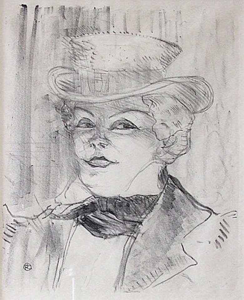 MADAME REJANE by Henri de Toulouse-Lautrec