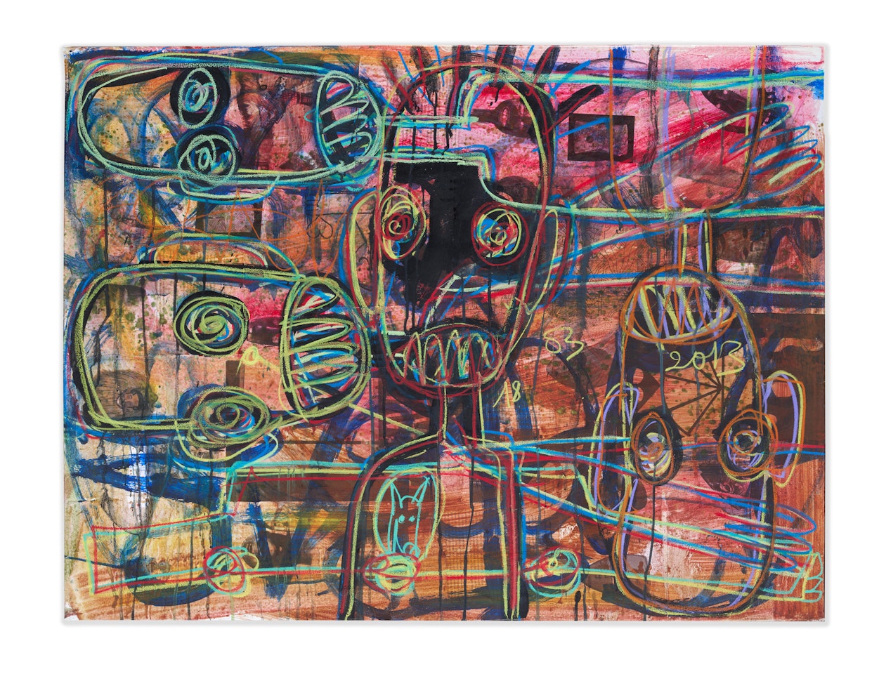 Rêves d'enfants by Aboudia Abdoulaye Diarrassouba