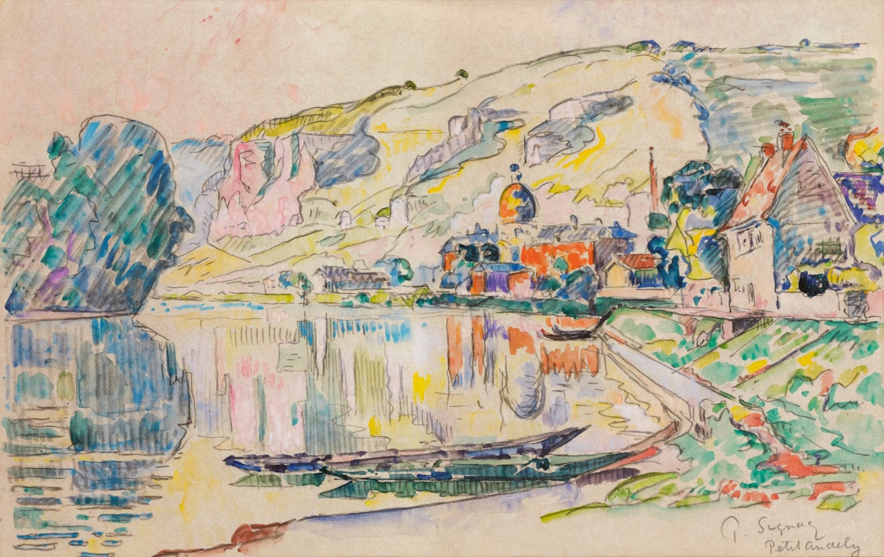 Petit Andely by Paul Signac