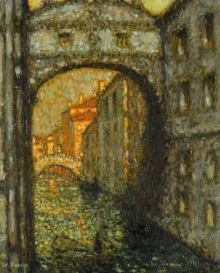 Le Pont des Soupirs by Henri Le Sidaner