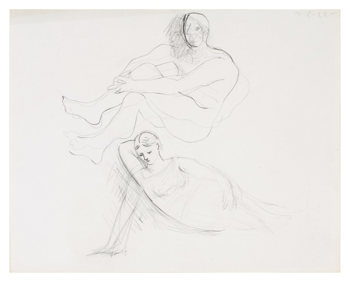 Étude de deux personnages by Pablo Picasso