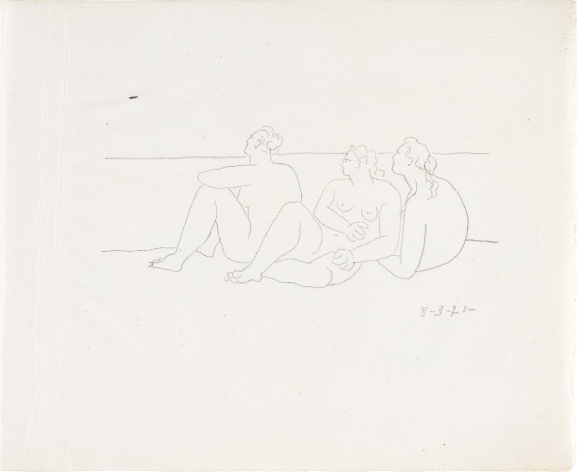 Sur la plage, II (Trois nus) (Bloch 43, see Cramer Books 10) by Pablo Picasso