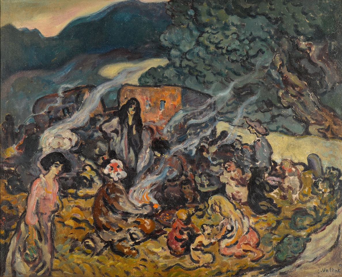 Camp de Bohémiens dans le Midi by Louis Valtat
