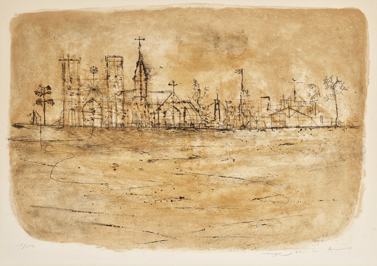 La Cathédrale by Zao Wou-Ki
