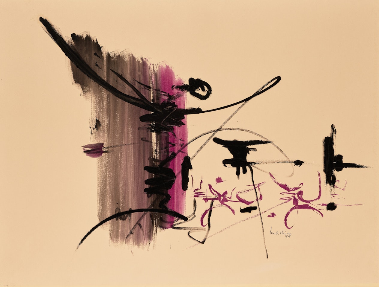 Sans titre by Georges Mathieu
