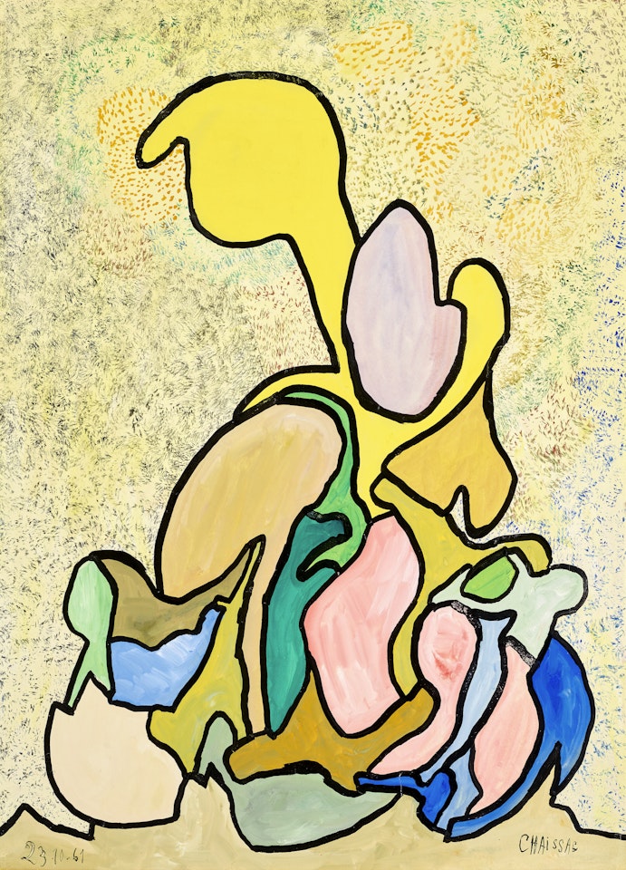 Composition by Gaston Chaissac