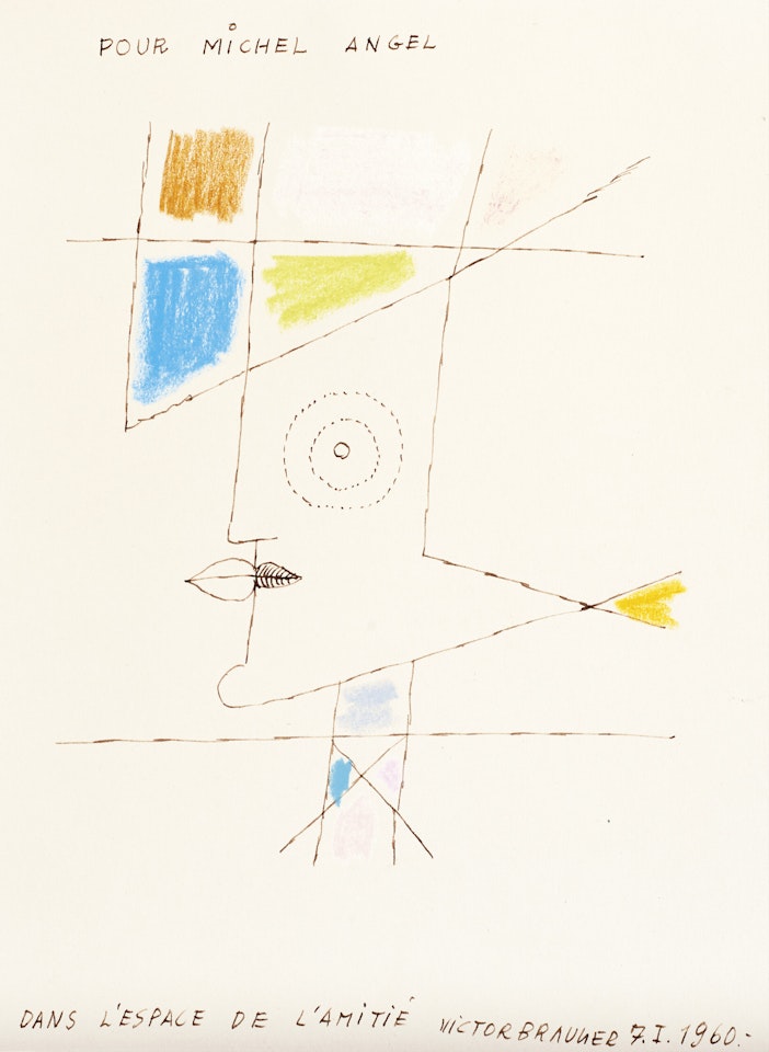 Dans l'espace de l'amitié by Victor Brauner