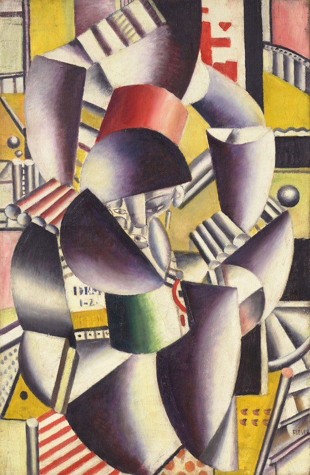 Les deux acrobates by Fernand Leger