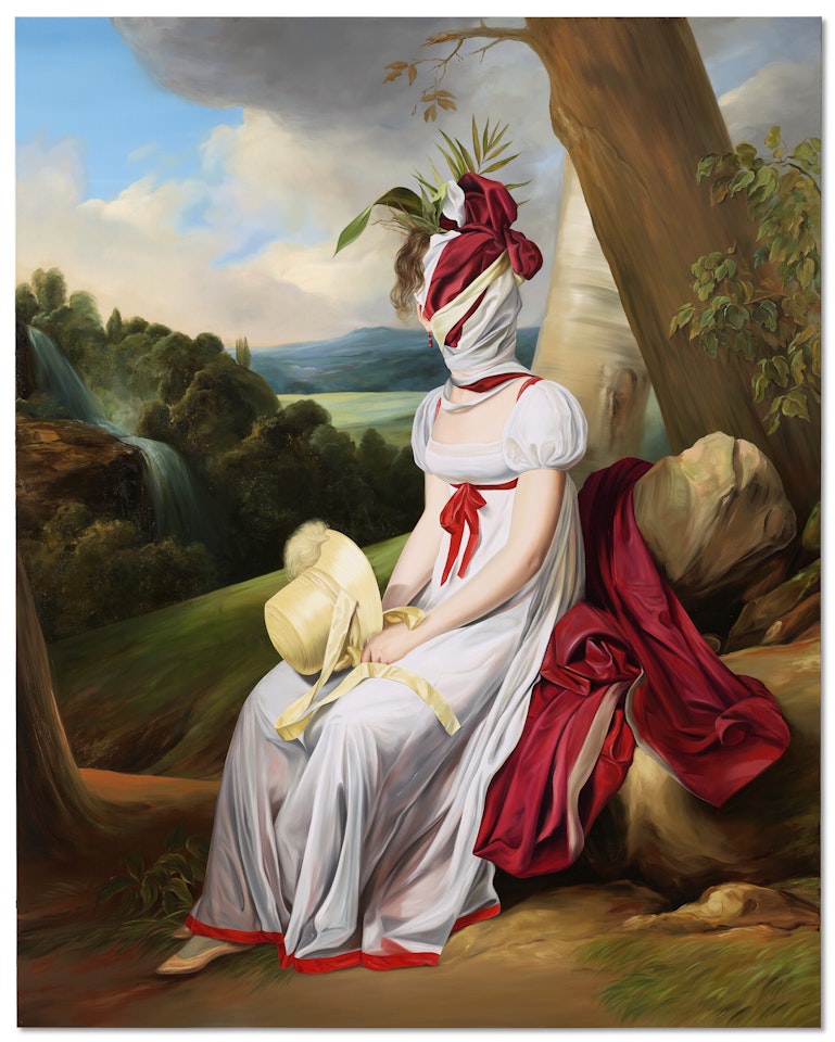 Portrait of a Lady (After Louis Leopold Boilly) by Ewa Juszkiewicz