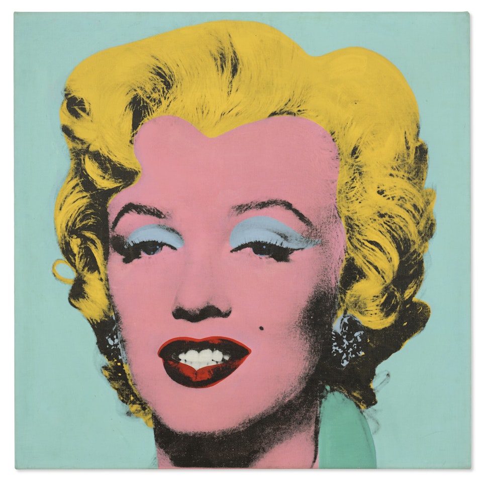 Shot Sage Blue Marilyn by Andy Warhol