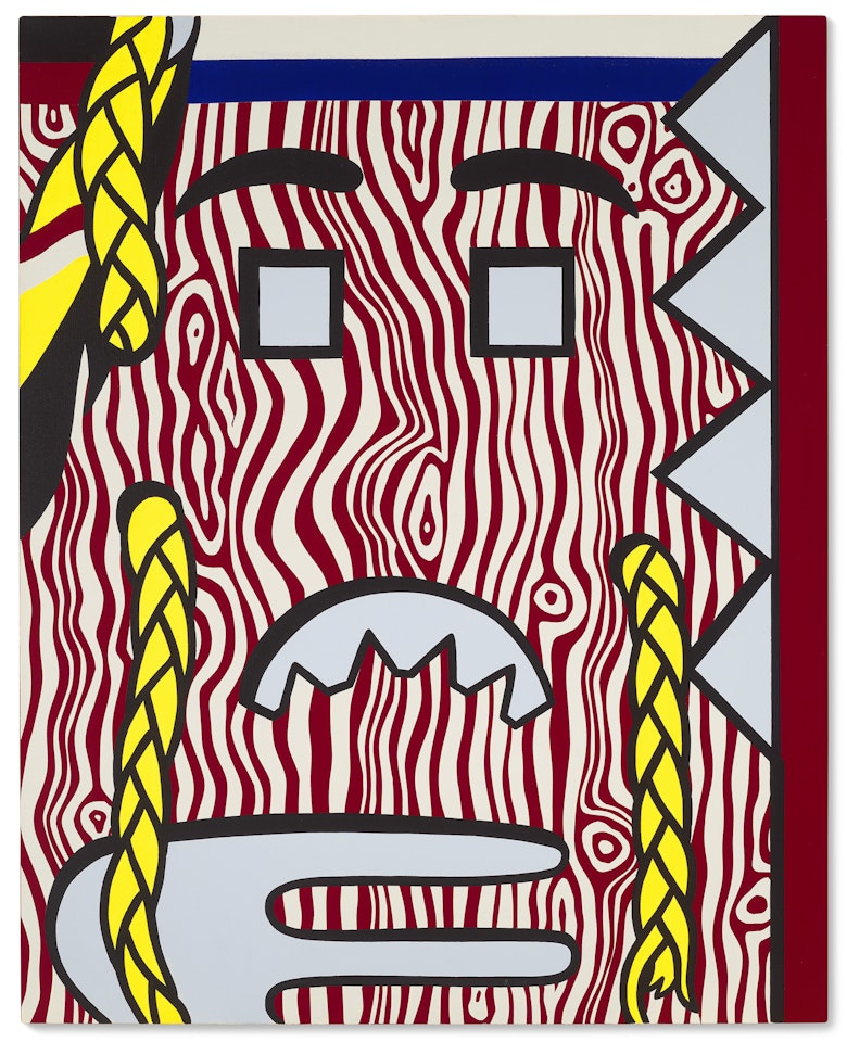 Head with Braids by Roy Lichtenstein