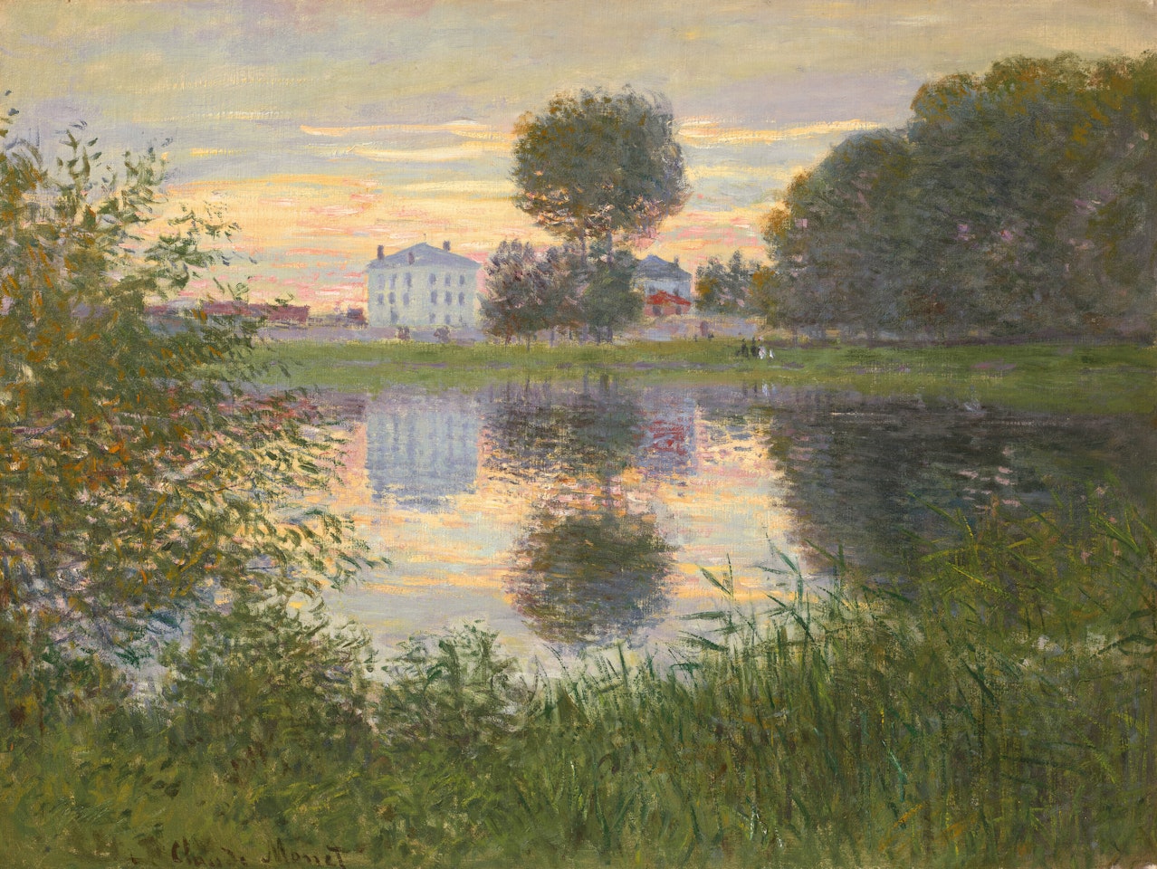 L'arbre en boule, Argenteuil by Claude Monet