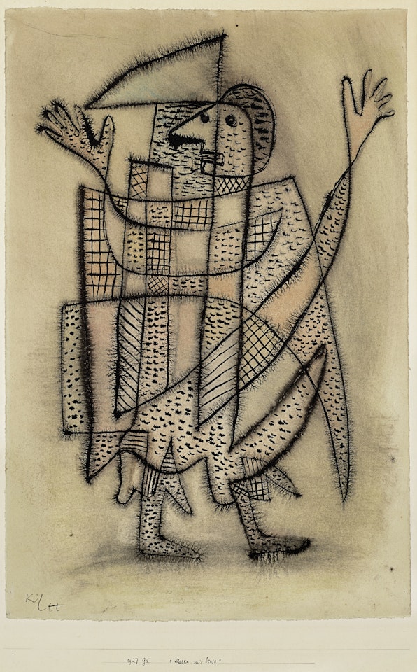 Maske mit Sense by Paul Klee