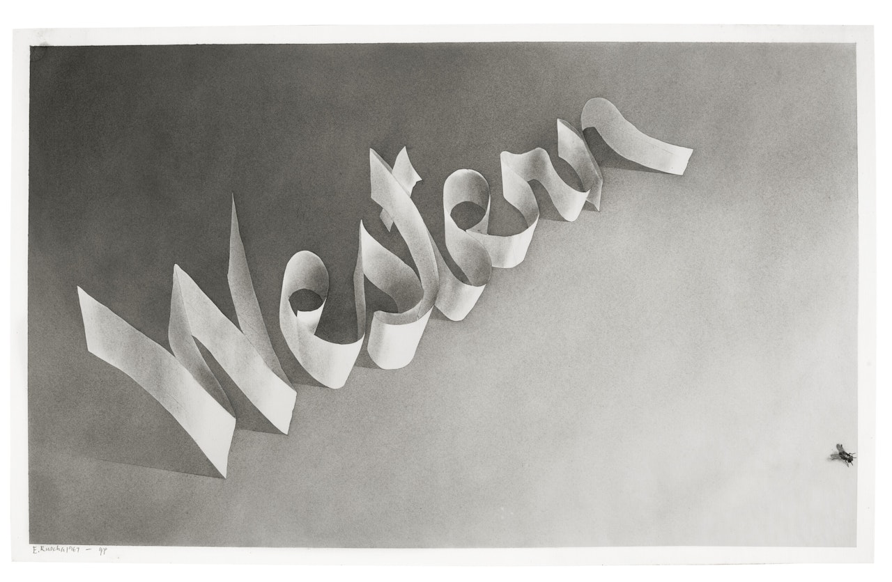 Western with Fly by Ed Ruscha