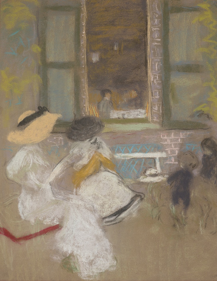 Devant Les Pavillons by Édouard Vuillard