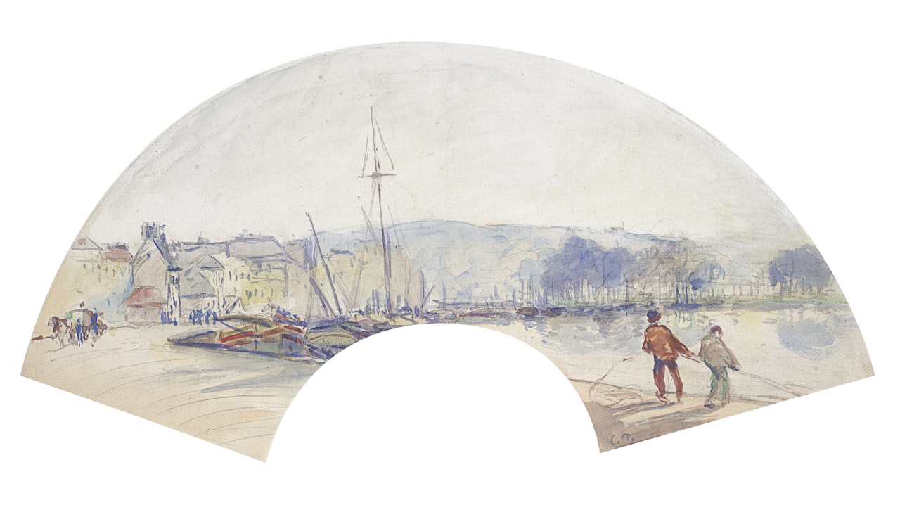 Port de Rouen by Camille Pissarro