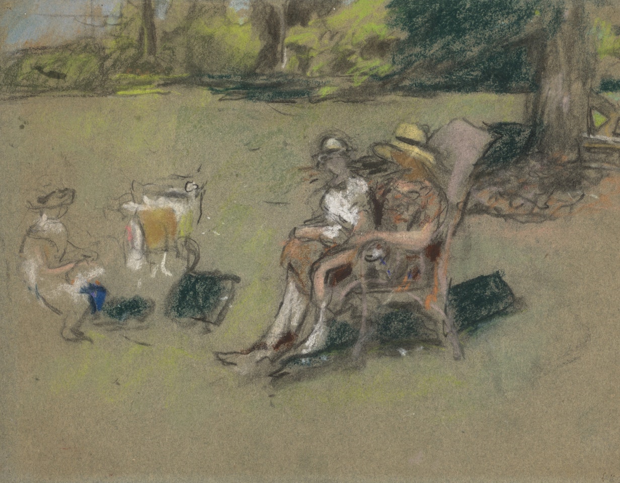 Madame Henri Kapferer et ses enfants by Édouard Vuillard