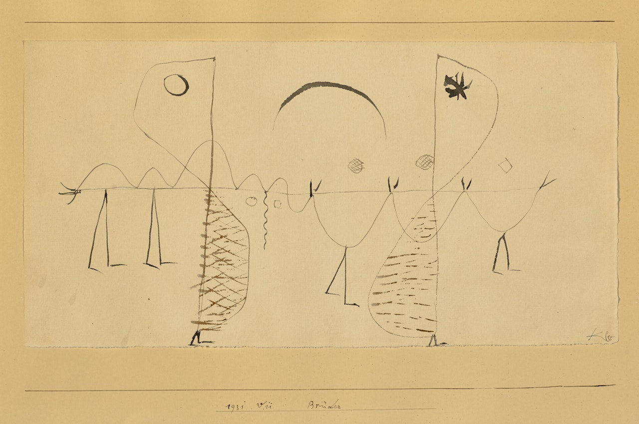 Brüder by Paul Klee