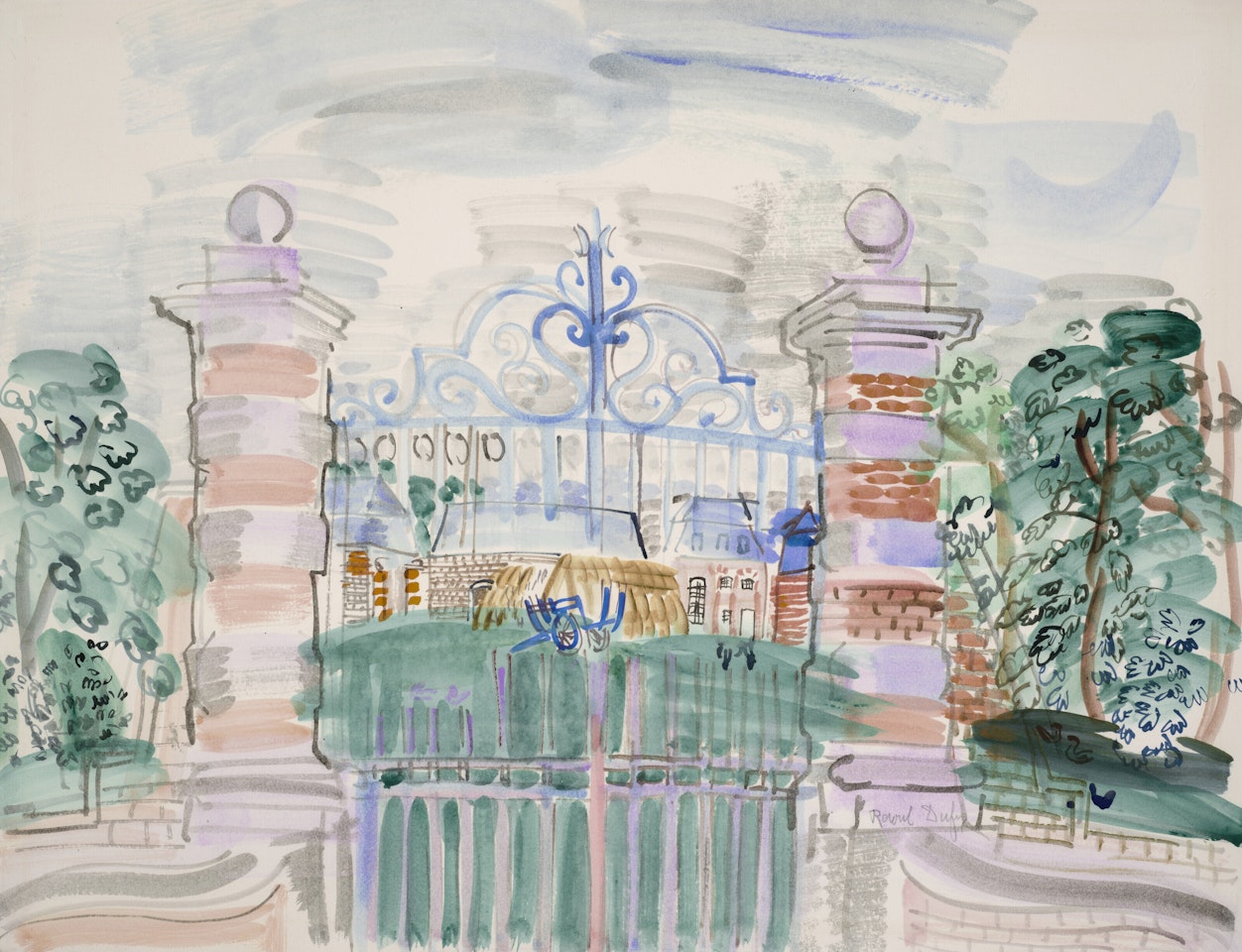 La ferme Louis XIII by Raoul Dufy