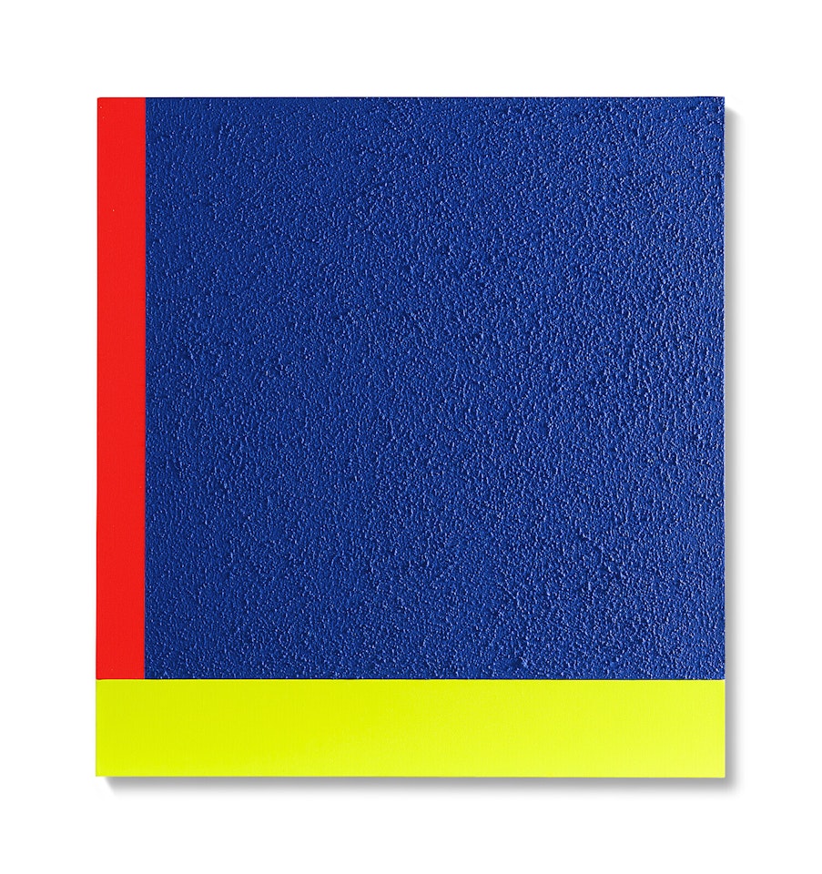 Blue Cell by Peter Halley