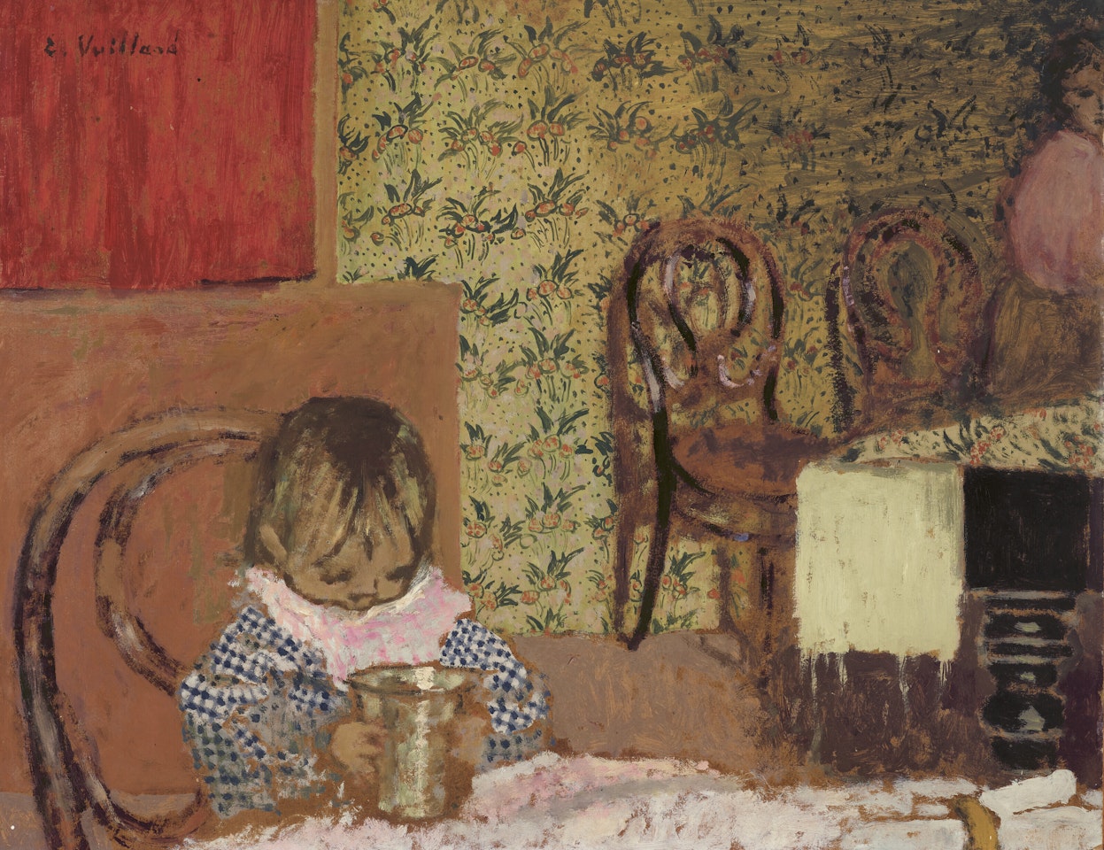 Enfant avec gobelet by Édouard Vuillard