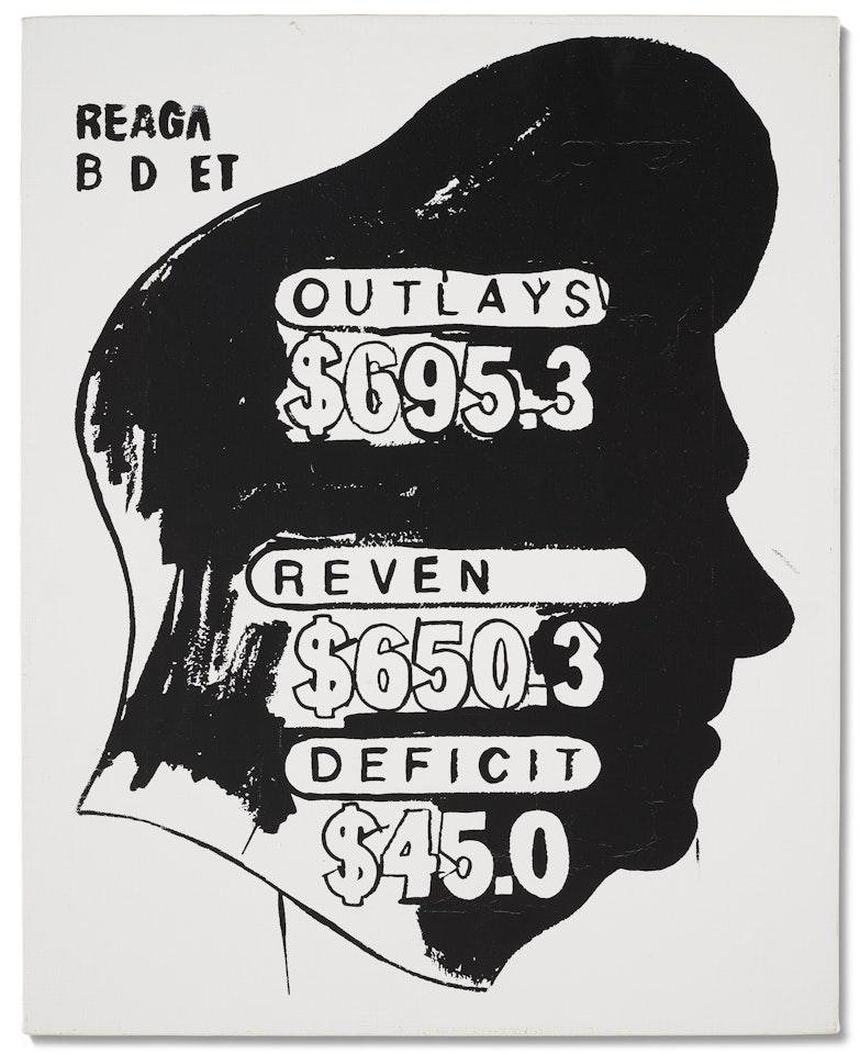 Reagan Budget (Positive) by Andy Warhol