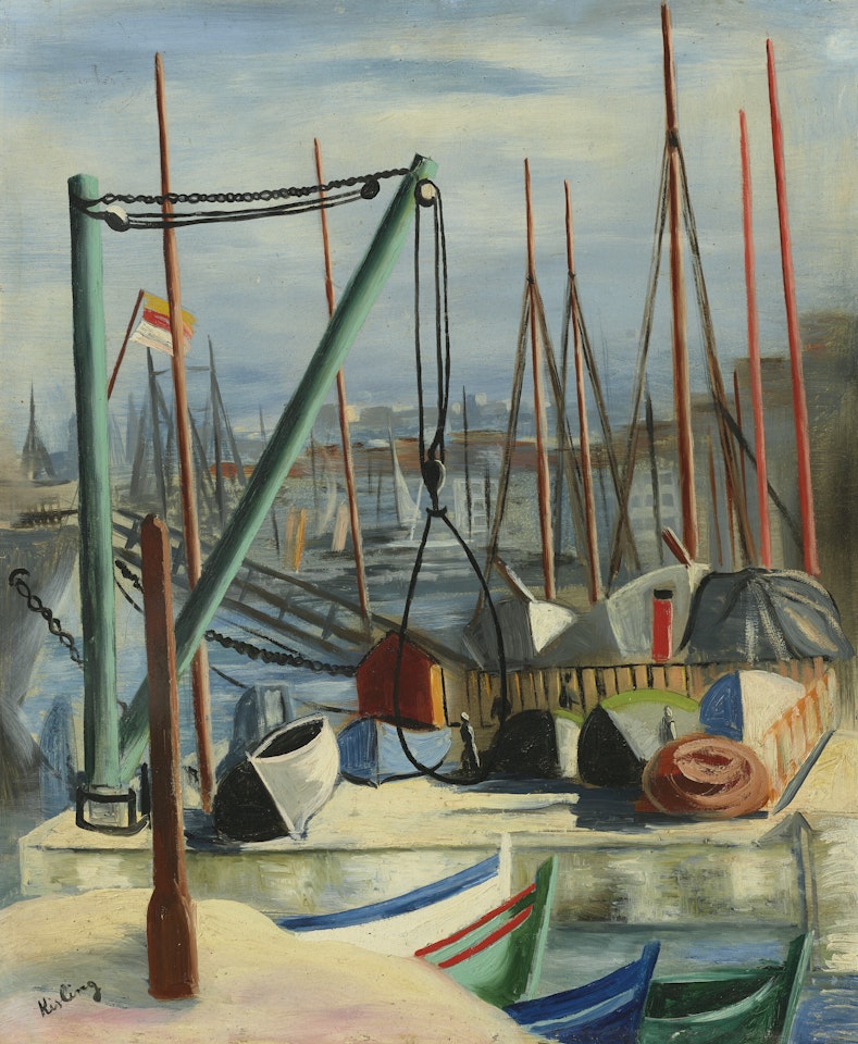 Port de Marseille by Moïse Kisling