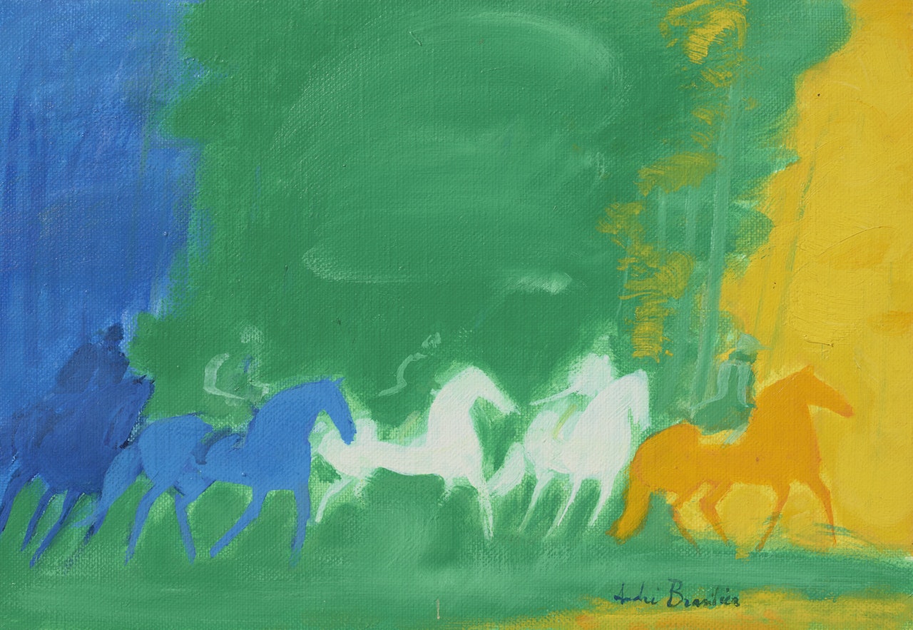 Forêt tricolore by André Brasilier