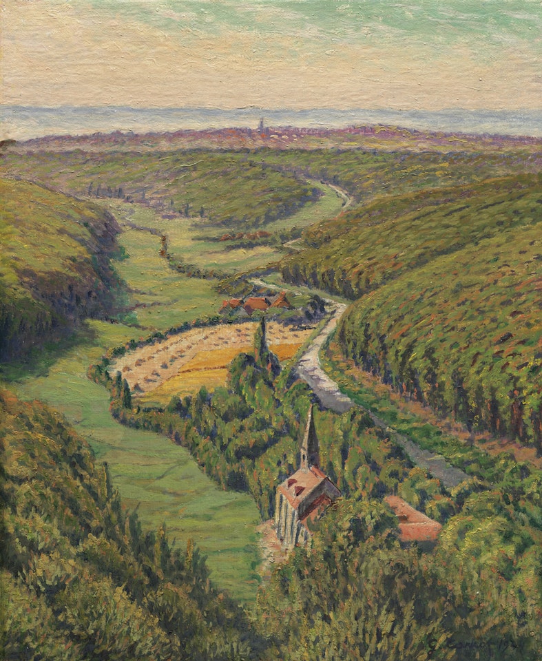 Vue de Schlangenbad by Gustave Cariot
