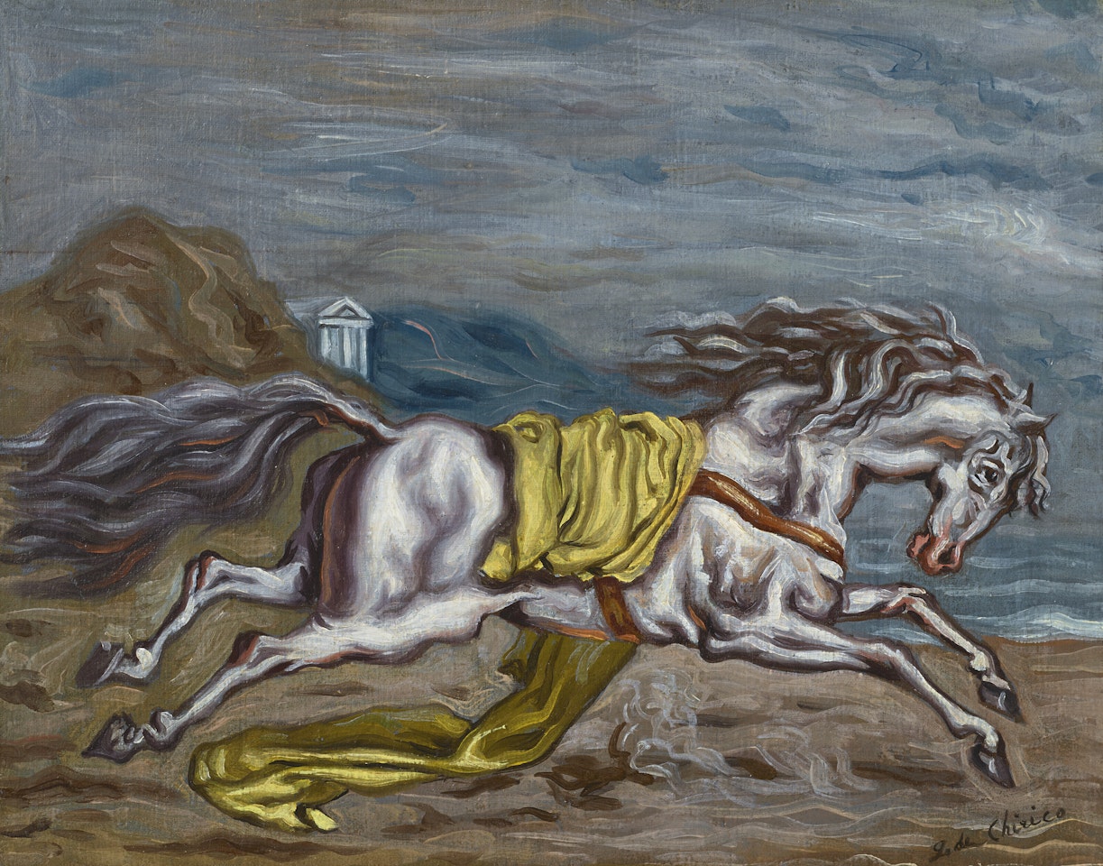 Cavallo fuggente by Giorgio de Chirico