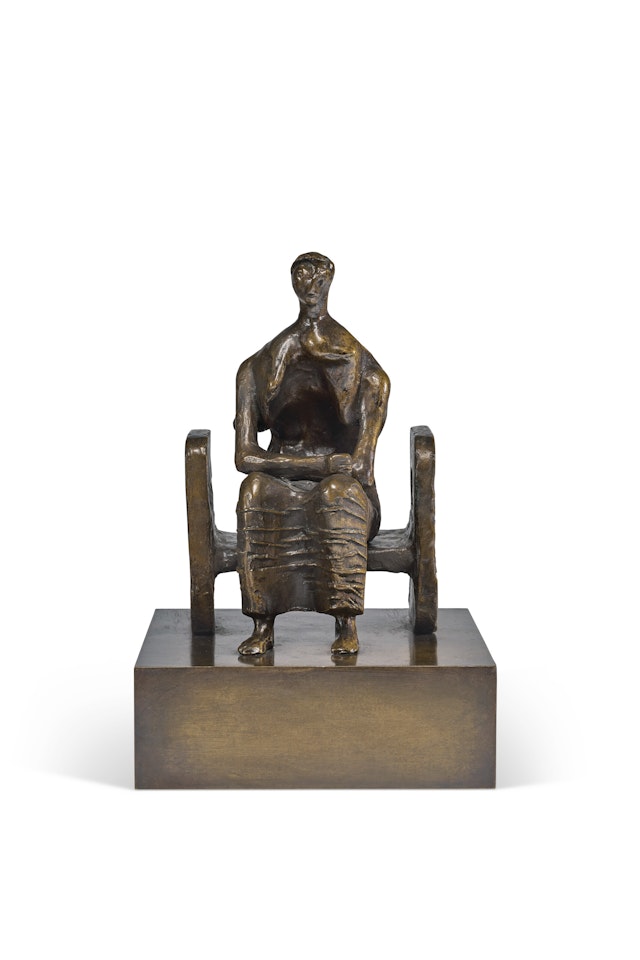 Seated Woman in Chair by Henry Moore