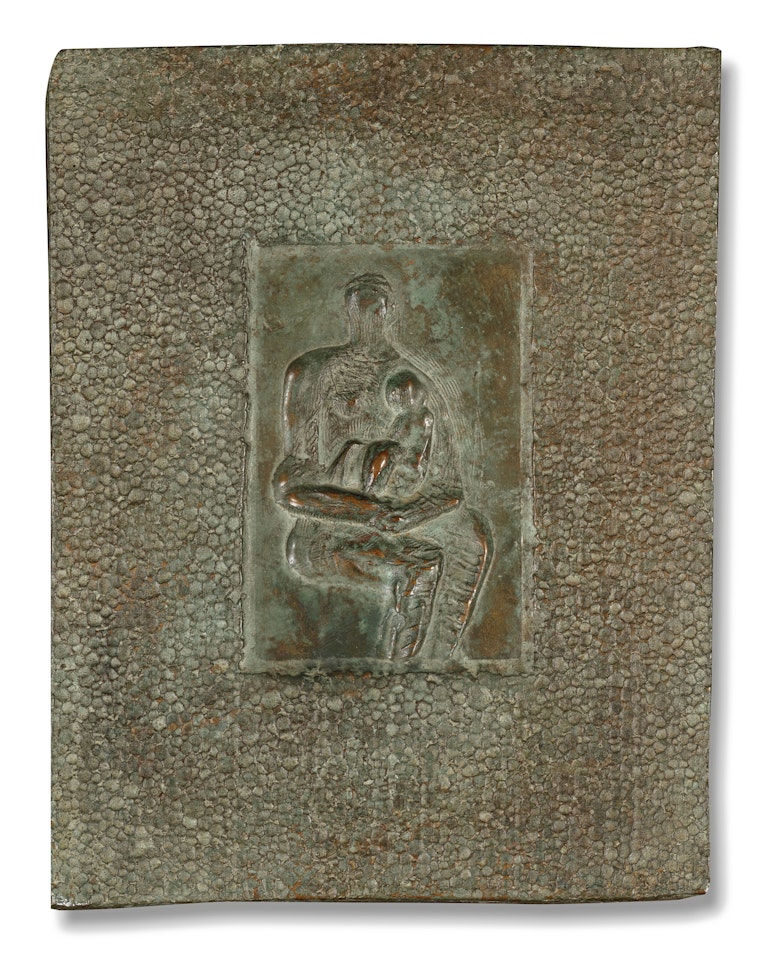 Relief: Seated Mother and Child by Henry Moore
