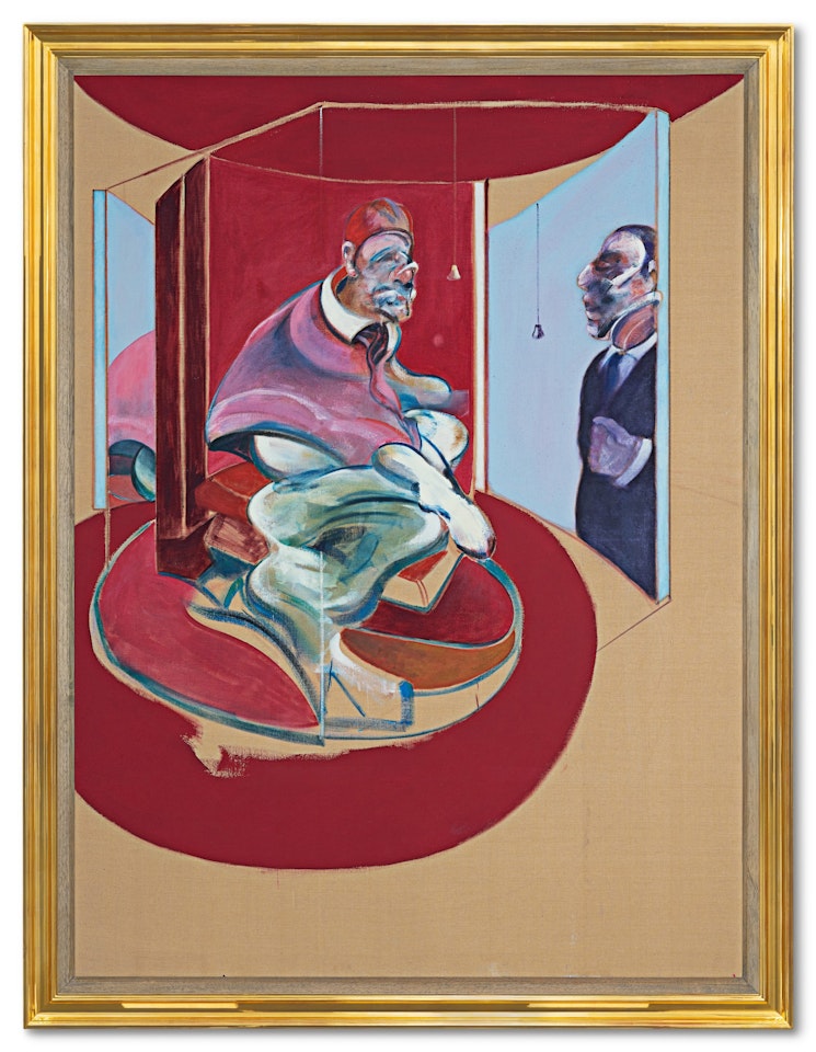 Study of Red Pope 1962, 2nd Version by Francis Bacon