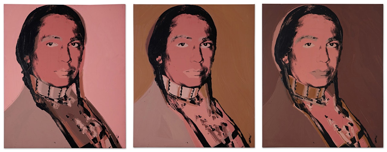 The American Indian (Russell Means) by Andy Warhol