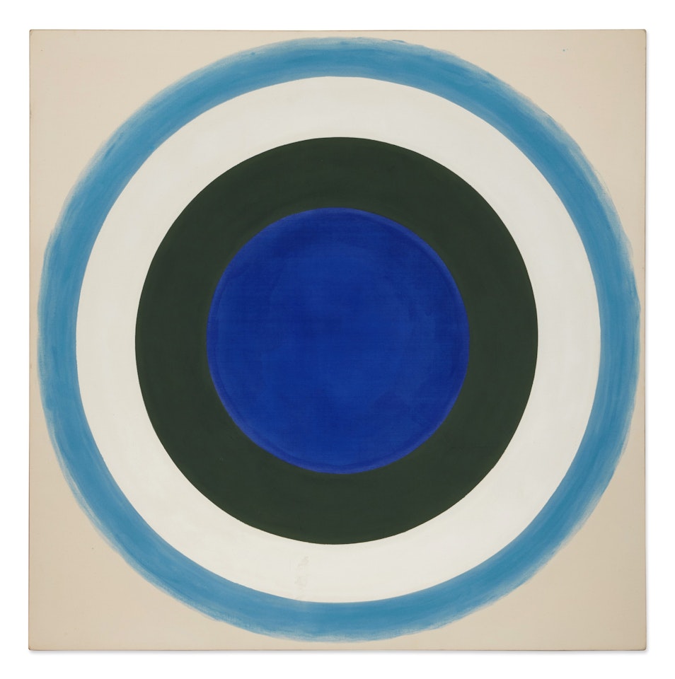 Blue Extent by Kenneth Noland