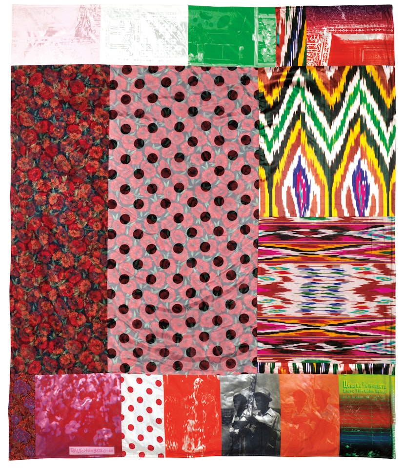 Samarkand Stitches I (Gemini 1404) by Robert Rauschenberg