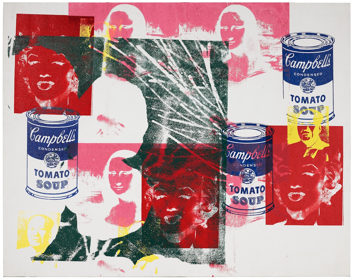 Multicolored Retrospective (Reversal Series) by Andy Warhol