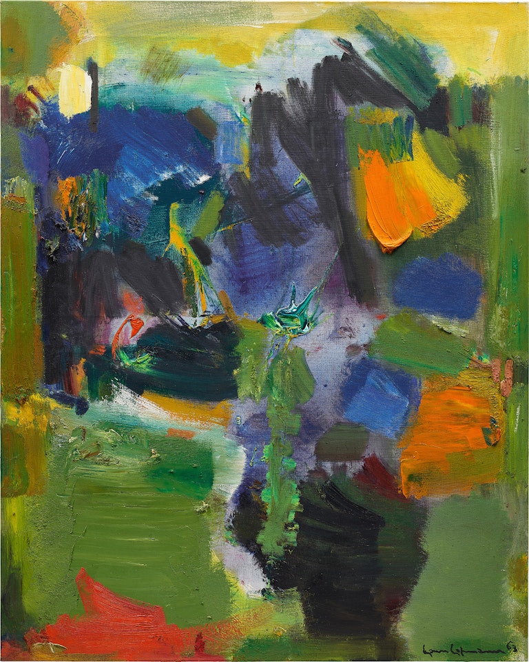 In Upper Regions by Hans Hofmann