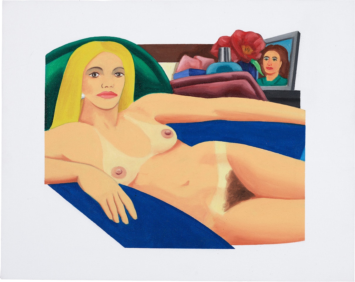 Final Study for Kate Nude by Tom Wesselmann