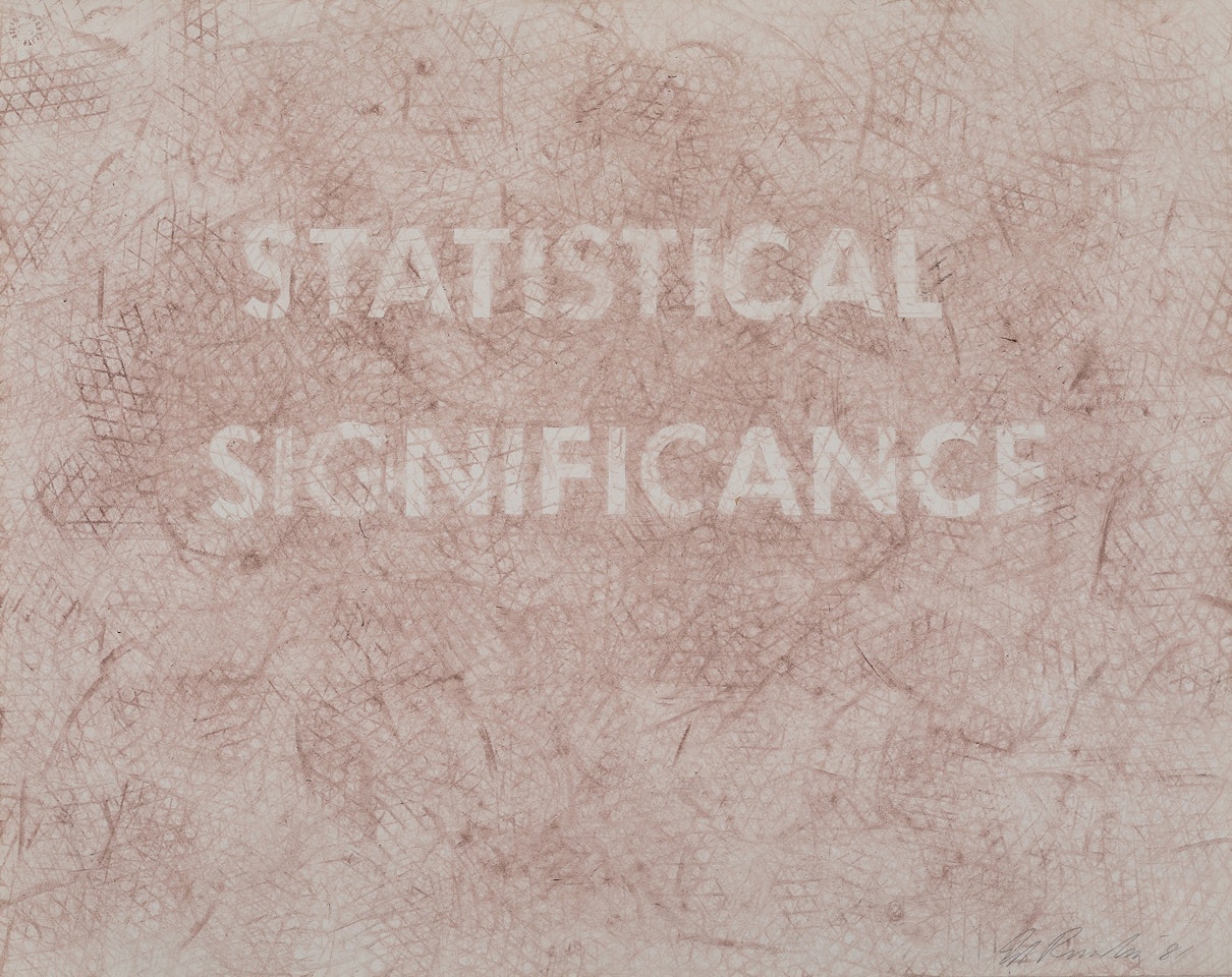 Statistical Significance by Ed Ruscha